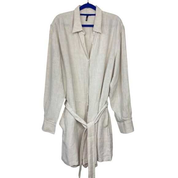 Marissa Webb Rowan Linen Romper - Picture 2 of 12